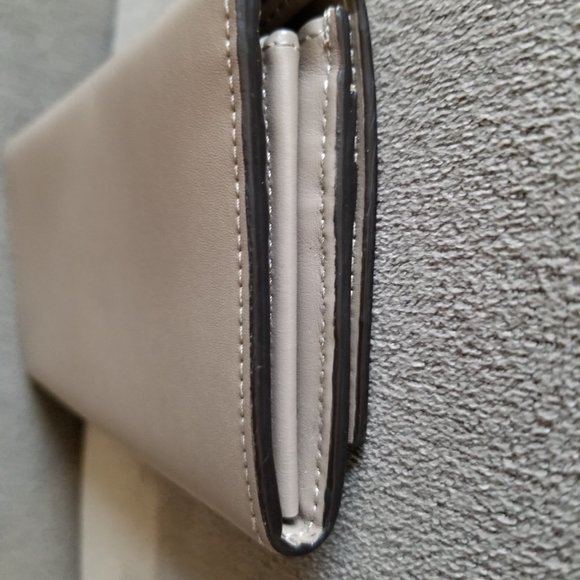 Grey Dot Com By The Way Long Continental Leather Wallet. - Picture 6 of 11